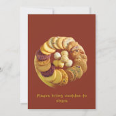 Cookie Exchange Christmas Party Invitation Einladung (Rückseite)