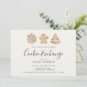 Cookie Exchange Einladung (Stehend Vorderseite)