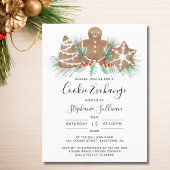 Cookie Exchange Einladungspostkarte