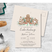 Cookie Exchange Einladungspostkarte
