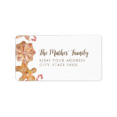 Cookie Exchange-Feier Adressaufkleber (Vorne)