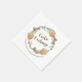 Cookie Exchange-Feier Serviette (Ecke)