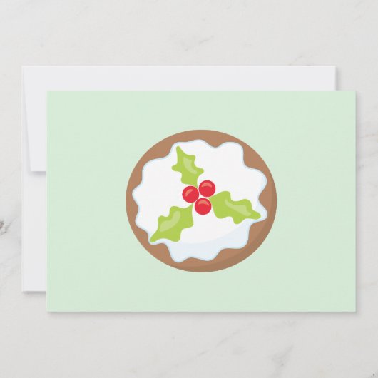 Cookie Exchange - Feiertagseinladung Einladung (Rückseite)