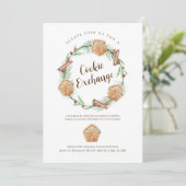 Cookie Exchange - Feiertagseinladungen Einladung (Stehend Vorderseite)