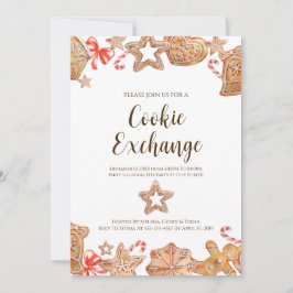 Cookie Exchange - Feiertagseinladungen Einladung