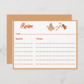 Cookie Exchange Feiertagspostkarte (Vorne/Hinten)