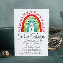 Cookie Exchange Festlicher Regenbogen Weihnachten