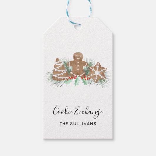 Cookie Exchange Geschenkanhänger (Vorderseite)