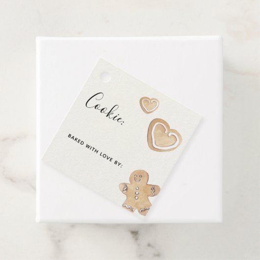 Cookie Exchange Geschenkanhänger (Beispiel)