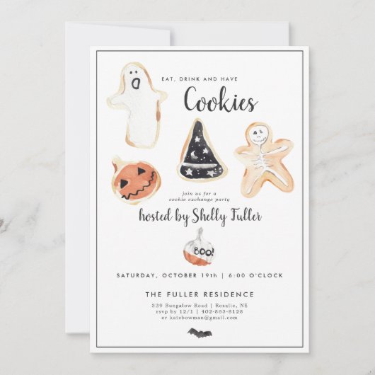 Cookie Exchange | Halloween Baking Party (Vorderseite)