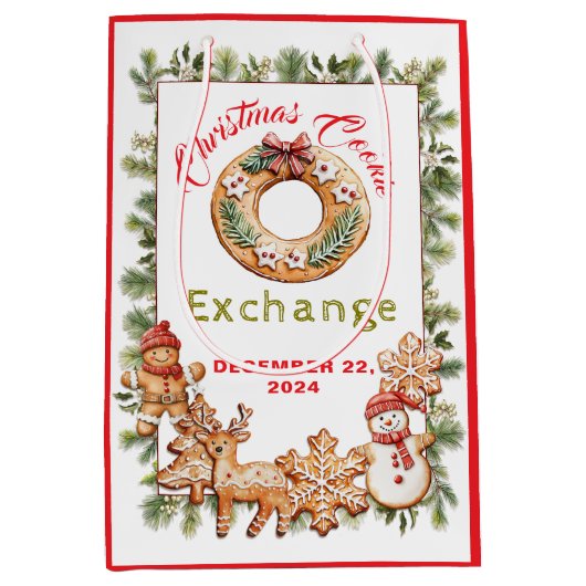 Cookie Exchange Mittlere Geschenktüte (Vorderseite)