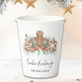 Cookie Exchange Pappbecher