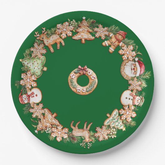 Cookie Exchange Pappteller (Vorderseite)