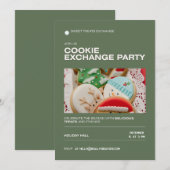 Cookie Exchange Party custom  Einladung (Vorne/Hinten)