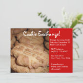Cookie Exchange-Party Einladung (Stehend Vorderseite)