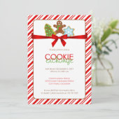 Cookie Exchange-Party Einladung (Stehend Vorderseite)
