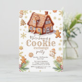Cookie Exchange-Party Einladung (Stehend Vorderseite)