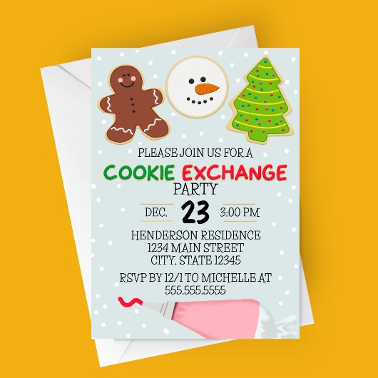 Cookie Exchange-Party Einladung