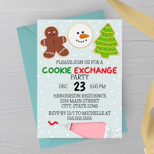 Cookie Exchange-Party Einladung