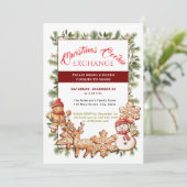 Cookie Exchange-Party Einladung (Stehend Vorderseite)