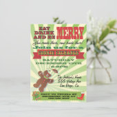 Cookie-Exchange-Party Einladungen (Stehend Vorderseite)