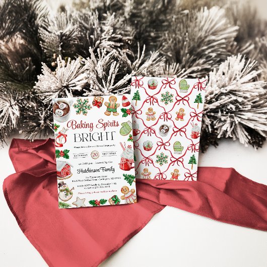 Cookie Exchange Party Invitation Einladung