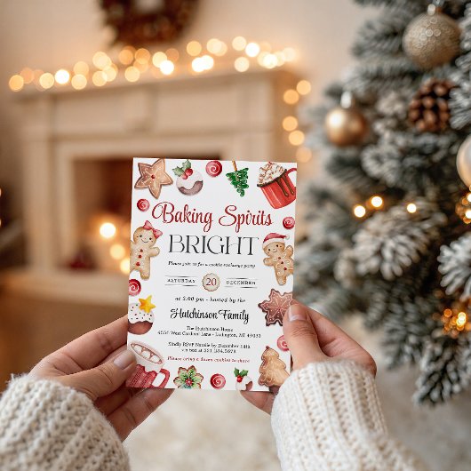 Cookie Exchange Party Invitation Einladung