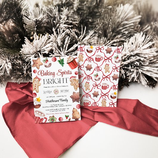 Cookie Exchange Party Invitation Einladung