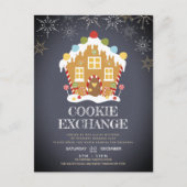 Cookie Exchange Party Urlaub Einladungspostkarte (Vorderseite)