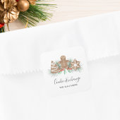 Cookie Exchange Quadratischer Aufkleber