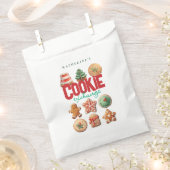 Cookie Exchange Red Green Weihnachtsfeier Geschenktütchen (Ausgeschnitten)