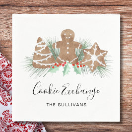 Cookie Exchange Serviette