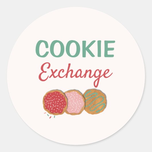 Cookie Exchange Stickers (Vorderseite)