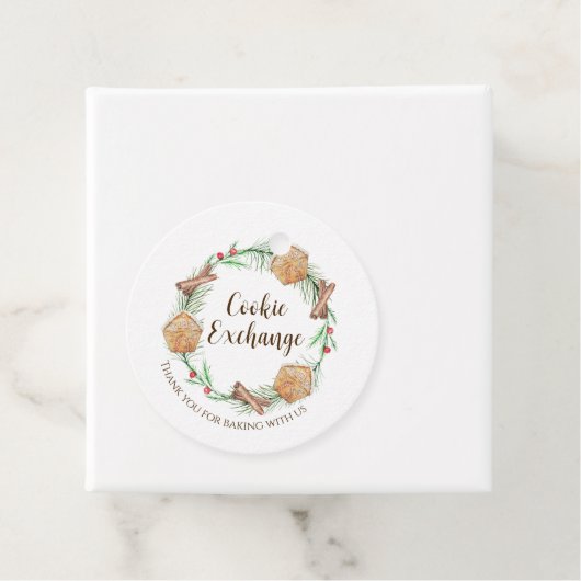 Cookie Exchange Urlaub Geschenkanhänger (Beispiel)