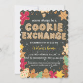 Cookie Exchange Weihnachtsfeier Einladung (Vorderseite)