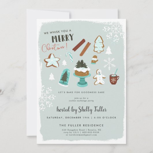 Cookie Exchange | Weihnachtsgebäck Party (Vorderseite)