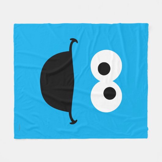 Cookie Face Art Fleecedecke (Vorderseite (Horizontal))