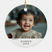 Cookie Face Art Keramik Ornament (Hinten)