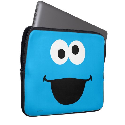 Cookie Face Art Laptopschutzhülle (Vorne Rechts)