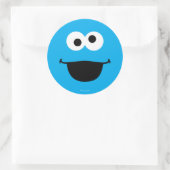 Cookie Face Art Runder Aufkleber (Tasche)