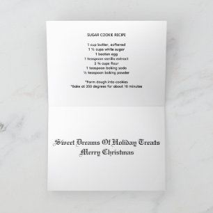 Cookie Feiertagskarte