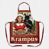 Cookie For Krampus Merry Krampus Christmas Horror Schürze (Vorderseite)