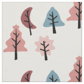 Cookie Form Baum Pastellrosa Urlaubsmuster Stoff (Nahaufnahme)