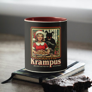 Cookie für Krampus Frohe Krampus Weihnachten Horro Tasse