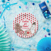 Cookie für Weihnachten Maus Red Dot Custom Pappteller (Party)