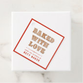 Cookie | Gebacken mit Liebe aus der Küche von Geschenkanhänger (Beispiel)