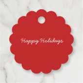 COOKIE gebacken mit Liebe Holiday Bäcker Gefallen Geschenkanhänger (Rückseite)