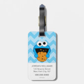 Cookie Gepäckanhänger (Rückseite vertikal)