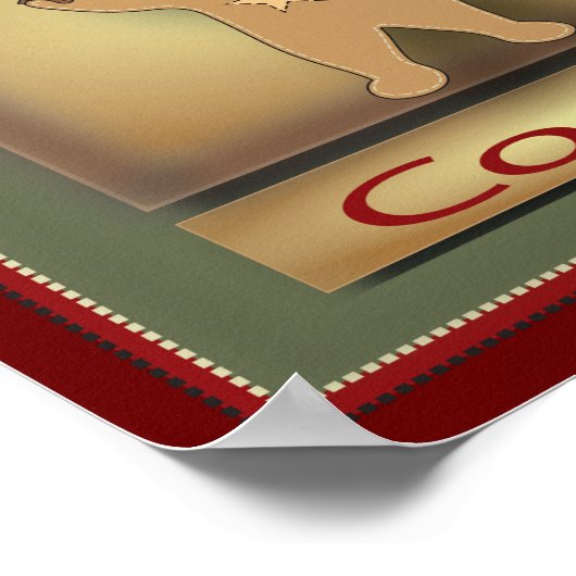 Cookie Gingerbread Man | Original Poster (Ecke)