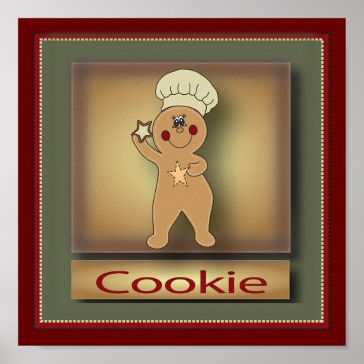 Cookie Gingerbread Man | Original Poster (Vorne)
